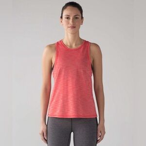 Lululemon Squad Goals Tank Top. Color: Heathered Alarming. Size: 4.